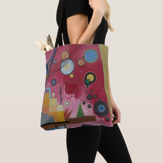 Heavy Red von Wassily Kandinsky Tasche (Von Nahem)