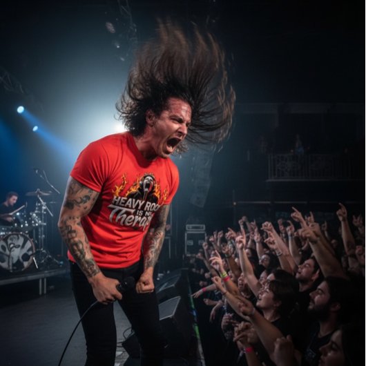 Heavy Rock Is My Therapy T-Shirt