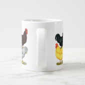 Heavy Rooster Chicken Quartett Jumbo-Tasse (Rückseite)