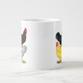 Heavy Rooster Chicken Quartett Jumbo-Tasse (Vorderseite)