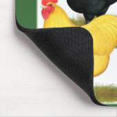 Heavy Rooster Chicken Quartett Mousepad (Ecke)