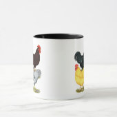 Heavy Rooster Chicken Quartett Tasse (Zentrum)