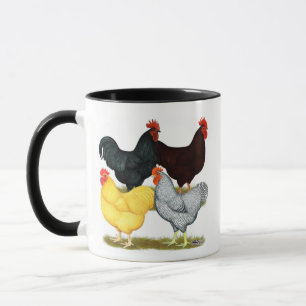 Heavy Rooster Chicken Quartett Tasse