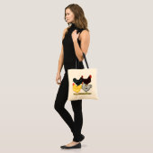 Heavy Rooster Chicken Quartett Tragetasche (Vorderseite (Model))