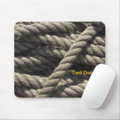 Heavy Rope Mouse Pad Mousepad (Mit Mouse)