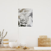 Heavy snowfall in China Poster (Küche)