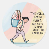 Heavy World Stickers (Vorderseite)