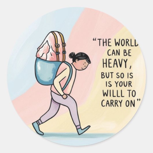 Heavy World Stickers (Vorderseite)