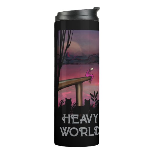 Heavy World Thermosbecher (Nach links gedreht)