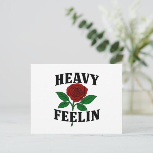 Heavyfeeling in Postcard Postkarte (Stehend Vorderseite)