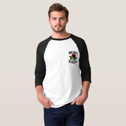 Heavyfeeling in Raglan T - Shirt (Vorne ganz)