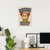 Heavyweight Spud Champ Boxing Potato  Poster (Heimbüro)