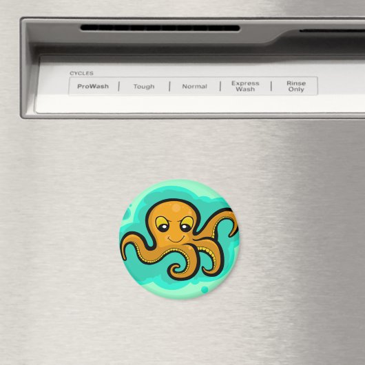 Heba the Octopus Character Magnet (In Situ (Geschirrspüler))