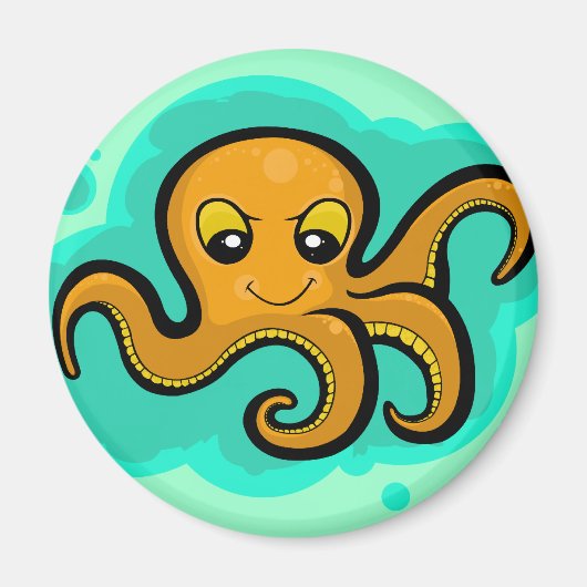 Heba the Octopus Character Magnet (Vorne)