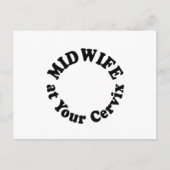 Hebamme an Ihrem Muttertier - Senden eines Komment Postkarte (Vorderseite)