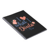 Hebamme Baby Catcher Birth Niedlich Doula Beruf Notizblock (Rechte Seite)