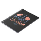 Hebamme Baby Catcher Birth Niedlich Doula Beruf Notizblock (Linke Seite)