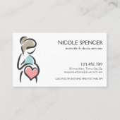 Hebamme Doula Birth Coach Lactation Berater Visitenkarte (Vorderseite)