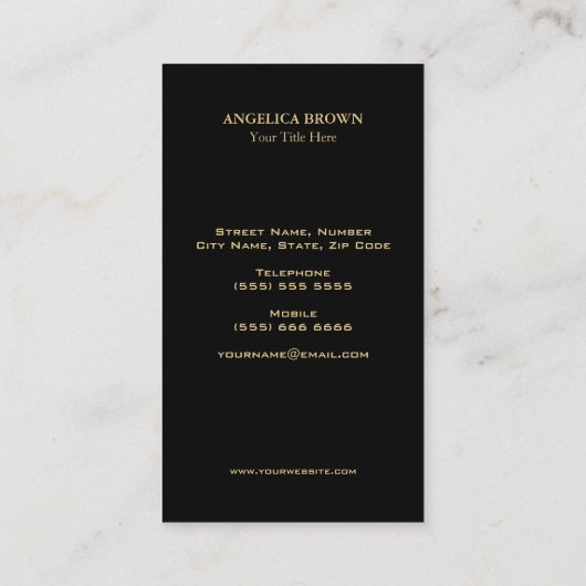 Hebamme Doula Visitenkarte (Rückseite)