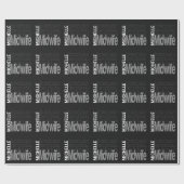 Hebamme Extraordinaire Geschenkpapier (Flach)