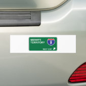 Hebamme-folgender Ausgang Autoaufkleber (Auf Auto)