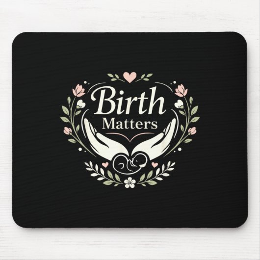 Hebamme für Geburtshilfe und Entbindung Mousepad (Vorne)