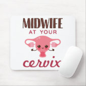 Hebamme in Ihrer Cervix Midwives Midwifery Mousepad (Mit Mouse)