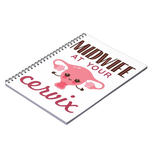 Hebamme in Ihrer Cervix Midwives Midwifery Notizblock (Linke Seite)