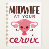 Hebamme in Ihrer Cervix Midwives Midwifery Planer (Vorderseite)