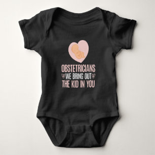 Hebamme Obstetriker Obgyn Niedlich Baby Doula Strampler