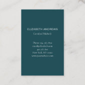 Hebamme, Storch schlicht-moderne Visitenkarte (Rückseite)