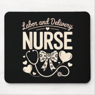 Hebamme zum Valentinstag l&d Mousepad