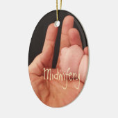 Hebammen Keramikornament (Links)