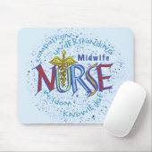 Hebammen-Krankenschwester-Motto Mousepad (Mit Mouse)