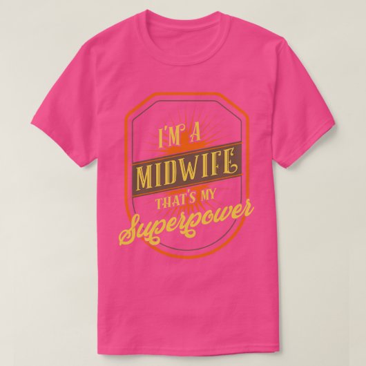 Hebammengeschenk T-Shirt (Design vorne)