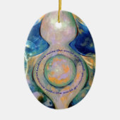 Hebammeverzierung Keramik Ornament (Vorne)