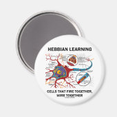Hebbian Learning Cells brennen gemeinsam Wire Magnet (Vorderseite/Rückseite)