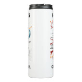 Hebbian Learning Cells brennen gemeinsam Wire Thermosbecher (Rückseite)