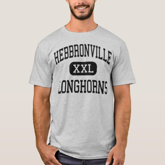 Hebbronville - Longhorns - hoch - Hebbronville T-Shirt (Vorderseite)