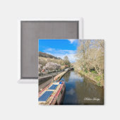 Hebden Bridge Magnet (Vorderseite/Rückseite)