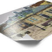 Hebden Bridge Railway Station Yorkshire Artwork Fotodruck (Ecke)