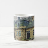 Hebden Bridge Railway Station Yorkshire Artwork Kaffeetasse (Mittel)