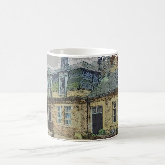 Hebden Bridge Railway Station Yorkshire Artwork Kaffeetasse (Mittel)
