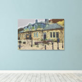Hebden Bridge Railway Station Yorkshire Artwork Leinwanddruck (Insitu (Holzboden))