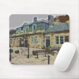 Hebden Bridge Railway Station Yorkshire Artwork Mousepad