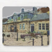 Hebden Bridge Railway Station Yorkshire Artwork Mousepad (Vorne)