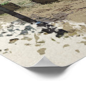 Hebden Bridge Railway Station Yorkshire Artwork Poster (Ecke)