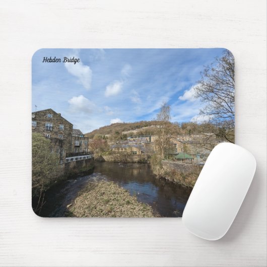 Hebdenbrücke Mousepad (Mit Mouse)