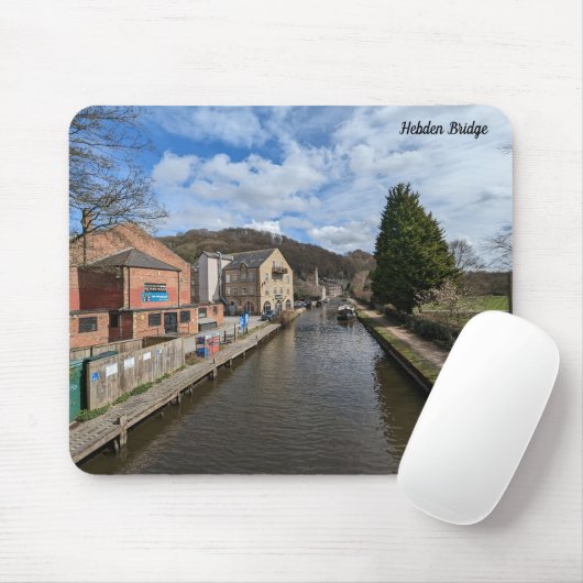 Hebdenbrücke Mousepad (Mit Mouse)