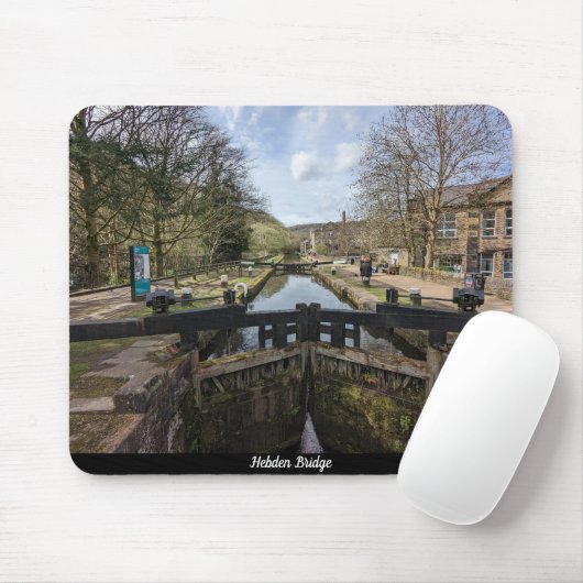 Hebdenbrücke Mousepad (Mit Mouse)